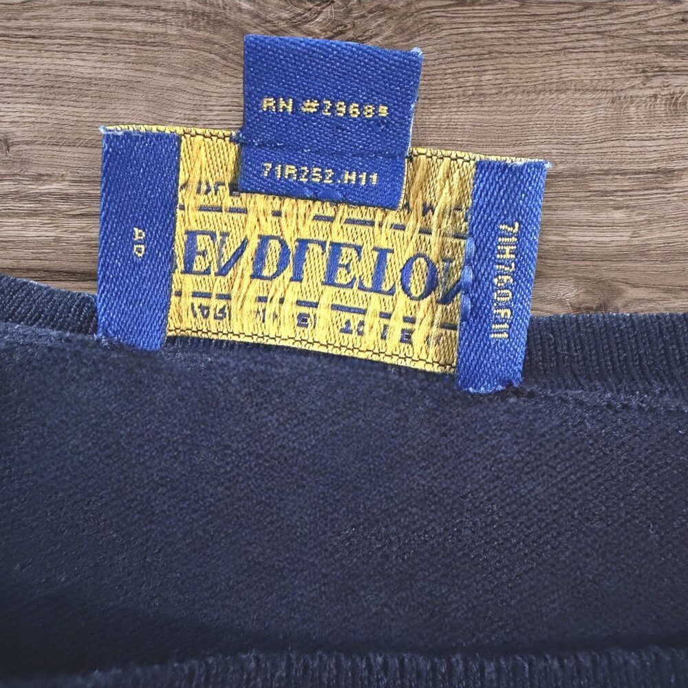 Pendleton Silk Blend Nautical Striped Sweater Nav… - image 4